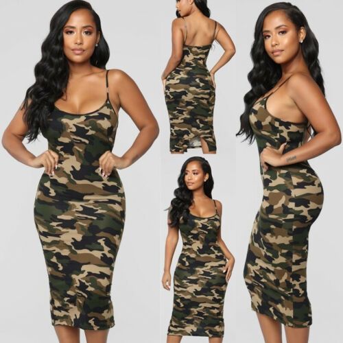 casual-y-women-camouflage-sleeveless-tail-bodycon-mini-evening-dress