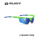 แว่นกันแดด Rudy Project Noyz Green Fluo / Multilaser Blue แว่นกันแดดทรงสปอร์ต แว่นกีฬา ติดคลิปสายตาได้ แว่นจักรยาน
