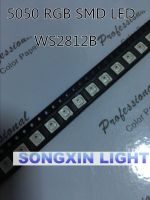 【☊HOT☊】 QFERF SHOP 100ชิ้น Ws2812b 4ขา5050 Smd Ws2812สามารถระบุที่อยู่รายบุคคลได้ดิจิตอลชิปแอลอีดีอาร์จีบี5V Ws2812b Ws2812b ชิป Led 2812 Smd