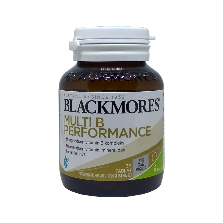 Blackmores Multi B Performance 30 Tablet Vitamin Executive B Complex ...