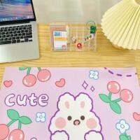 Kawaii แผ่นรองเมาส์สวมทนยางสก์ท็อปแป้นพิมพ์เสื่อสำหรับนักเรียน Placemat เกมแป้นพิมพ์คอมพิวเตอร์สำนักงานตารางเสื่อ