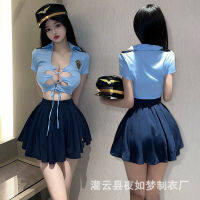 Night Dream Sexy Underwear Female Police Sm Uniform Seductive Set Passion Hot Free Bed Pajamas 2697