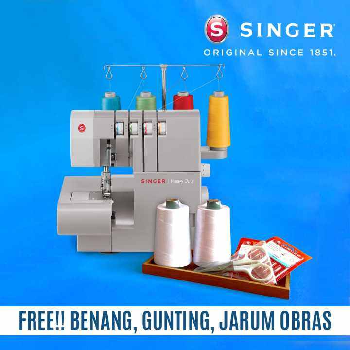 Mesin Obras SINGER Overlock 14HD854 | Lazada Indonesia