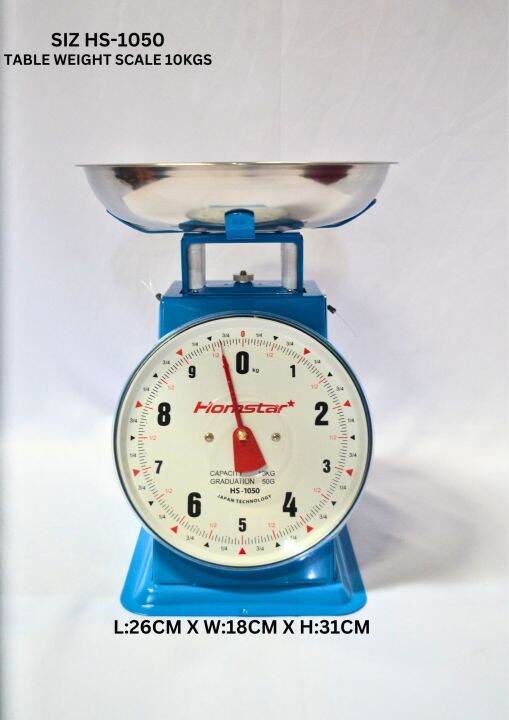 HE1050 MECHANICAL TABLE SCALE Lazada PH