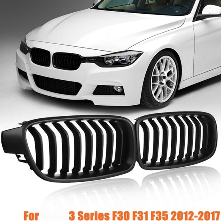 F30 Grill, Front Hood Kidney Grille Grill For 3 Series F30 F31 F35 2012 ...