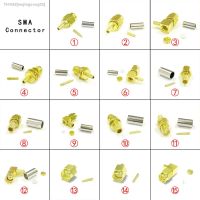 ❈ 1PC SMA Male/ Female RF Coax Connector For RG316 RG174 RG58 RG142 RG405 Cable Wholesale Price