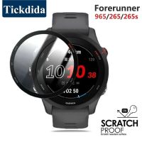 กระจกนิรภัยสำหรับนิ่ม Garmin Forerunner 965 265 265S อุปกรณ์ฟิล์มกันรอยสำหรับหน้าจอ265 265S