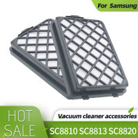 เครื่องดูดฝุ่น H13ฝุ่นแผ่นกรอง Hepa เข้ากันได้กับ Samsung DJ97-01670B Assy Outlet Filter SC8810 SC8813 SC8820 SC8850 Se