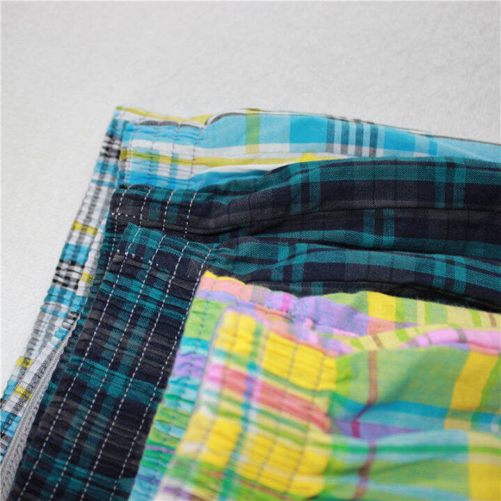 m-xxxxl-mens-underwear-boxers-loose-shorts-classic-plaid-men-boxer-shorts-mix-colors-trunks-cotton-cuecas-underwear-4pcs