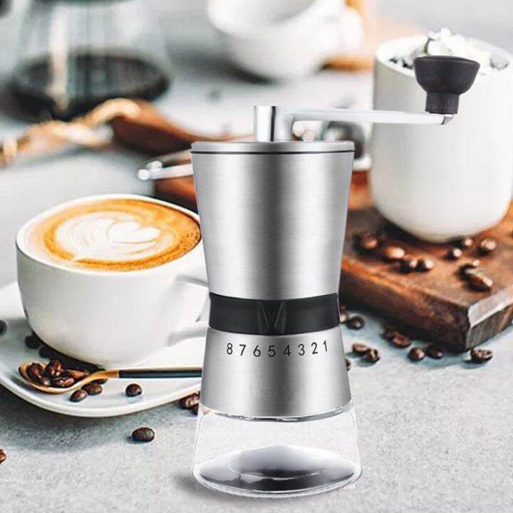 hot-new-เครื่องบดกาแฟแบบแมนนวลที่ทนทาน-hand-crank-grinding-conicalcoffee-grinder-millgrinder-ใหม่-dropship