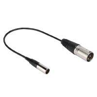 【cw】 Mini XLR 3PIN Male to fit for Canon Audio Cable Transfering Camera Microphone Interface 【hot】