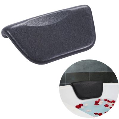Spa PU Bath Pillow Bath Waterproof Cushion With Anti-Slip Suction Cup Bath Mat For Relaxing Head Neck Back Bathroom Products