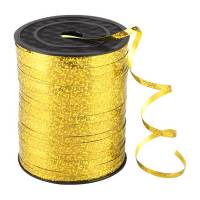 250/500Yards Gold Laser Ribbon Tape Aluminum Foil Balloon Birthday Party Home Decoration Gift Packing Accessories Balloons