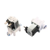 Normally closed Electric Solenoid Valve Magnetic DC 12V Water Inlet Flow Switch 1/4 quot; 12V 24V Magnetic Controller Dispenser