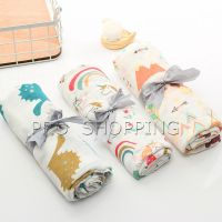 ผ้าห่อตัวเด็กแรกเกิด มัสลินคอตตอน 100% ขนาด 120*120 cm Muslin Baby towel