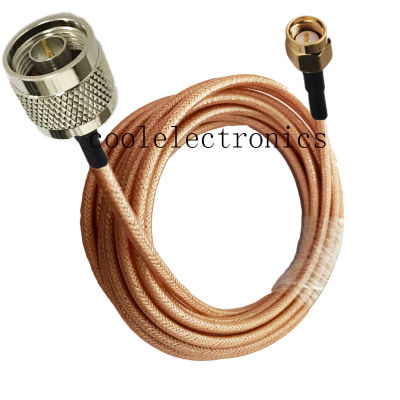 RG400 SMA Male to N Plug Male Connector Double Shielded Copper Braid RF Coaxial cable 50ohm 10/15/20/30/50CM 1/2/3/5/10M