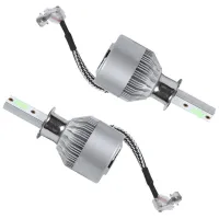 2Pcs Led Headlight Bulbs 8000K Car Headlight 72W Conversion Kits Autolamps Fog Lights