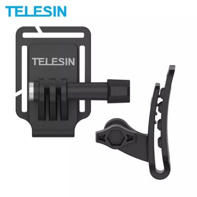 TELESIN Head Cap Mount Bracket Hat Clamp Adapter Holder Silicone PC Quick Release Skidproof For GoPro Hero 11 10 9 8 7 Osmo Action