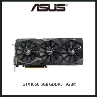 USED ASUS ROG STRIX GTX1060 6GB GDDR5 192Bit GTX 1060 Gaming Graphics Card GPU