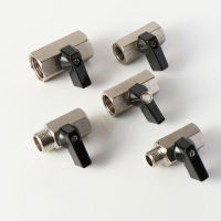 Pneumatic Mini Brass Ball Valve 1/4" 3/8" 1/2"PT Thread Male To Female Air Compressor Valves 1PC