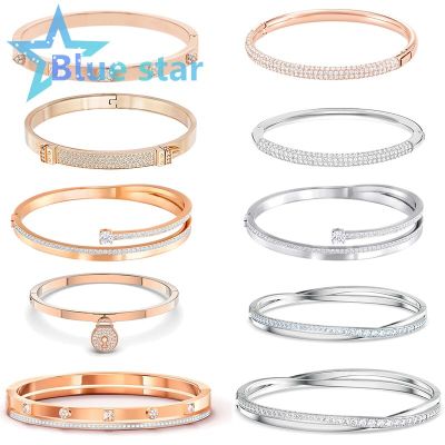 Swa Christmas Gifts For New Year 2022 Trends Womens Jewelry Store Austrian Crystal Jewelry 16.5Cm And 18.5Cm Bracelets