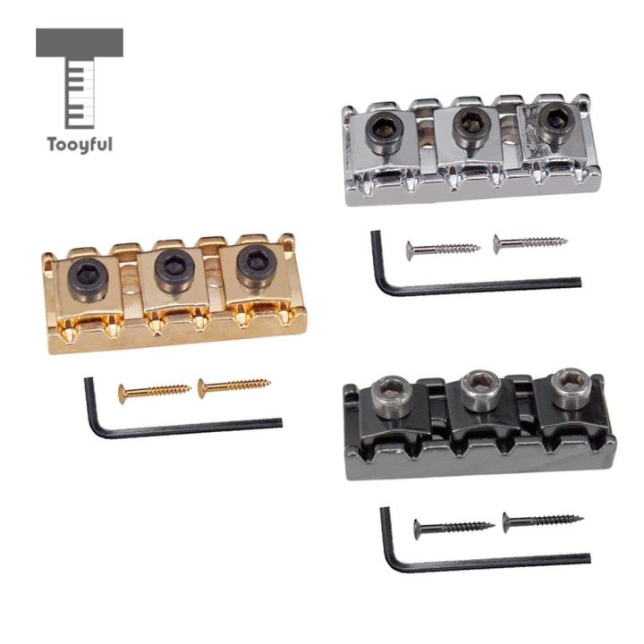 tooyful-electric-guitar-string-locking-nut-with-allen-wrench-screws-for-tremolo-bridge-43mm