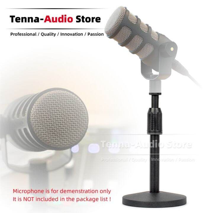 Adjustable Tabletop Extending Boom Arm Microphone Rack Mount Holder For