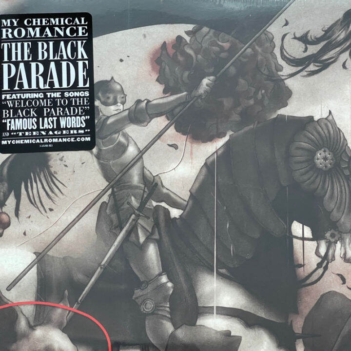 แผ่นเสียง-my-chemical-romance-the-black-parade-vinyl-lp-single-sided-etched-canada-มือหนึ่ง-ซีล