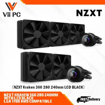 NZXT Kraken 360 Black RGB Fans AIO Cooler