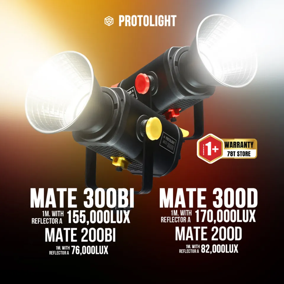 Protolight Mate 200/300 D/Bi ไฟLed Cob สตูดิโอ ไฟต่อเนื่อง 300W ปรับสีได้  ช่างภาพใช้เป็นไฟถ่ายรูป Vdo ไลฟ์สด ไฟงานแต่ง | Lazada.Co.Th