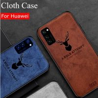 【Shell set]กวางผ้าเคสโทรศัพท์สำหรับ Huawei Y7P Y9A Y7A Y5P Y8P Y6P Y9s Y6s ซิลิโคน Huawei P40 Lite E P30 Lite P50 Pro Capa