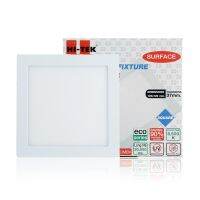 "SALE"HI-TEK ดาวน์ไลท์ LED ทรงเหลี่ยม แบบติดลอย 6 วัตต์ (WARM WHITE)  **--- MDC ถูกชัวร์ ---**