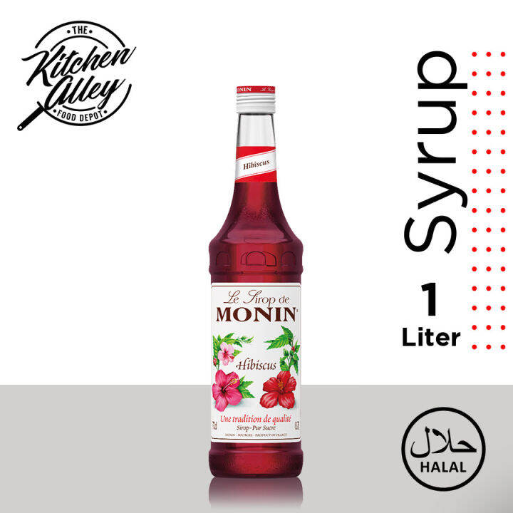 MONIN HIBISCUS SYRUP 1 Liter Lazada PH