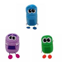 Ask the StoryBots Plush Dolls Gift For Kids Green Blue Purle Cute Robot Bots Educational Stuffed Toys For Kids