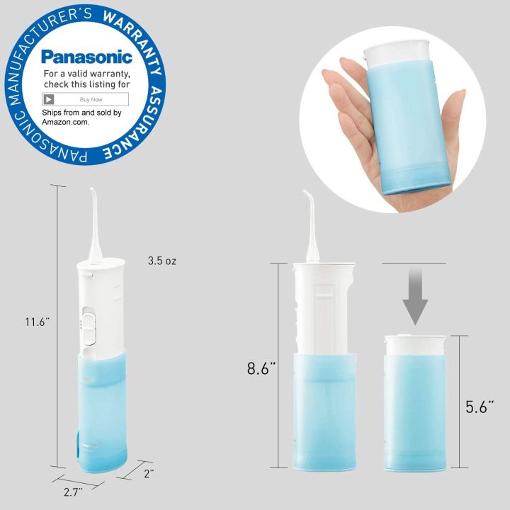 panasonic-ew-adj4-เครื่องทำความสะอากช่องฟัน-พับได้-ขนาดพกพา-oral-irrigator