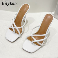 Eilyken Summer New Ladies Party Dress Slippers Sandals Black Fashion Clip Toe Flip Flops Sexy Women High heels Pumps shoes