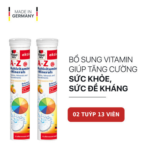 Combo 02 tuýp sủi bổ sung 21 vitamin và khoáng chất doppelherz a - ảnh sản phẩm 1