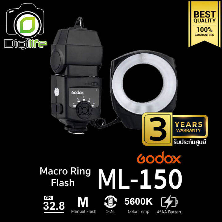 Godox Flash ML150 Macro Ring Flash แมนนวล รับประกันศูนย์