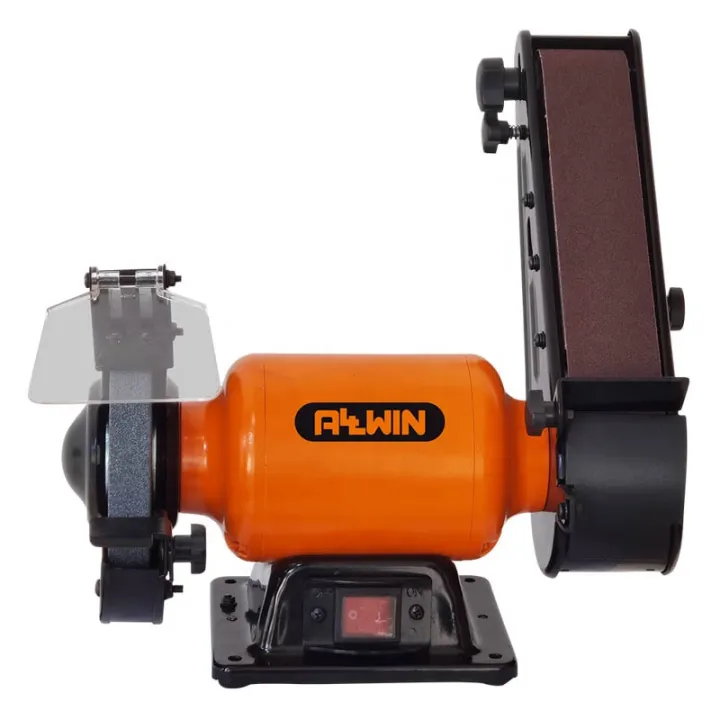 Prasertsteel benchtop 150mm wheel grinder 50*686mm belt sander combo