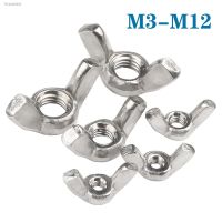 ✆✧✈ 10Pcs M3 M4 M5 M6 M8 M10 M12 Butterfly Wing Nuts 304 Stainless Steel Zinc Plated Wing Nuts Zinc Plated Hand Tighten Nut