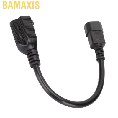 Bamaxis Power Extension Cord IEC320 C14 to 5‑15R/5‑20R Adapter for Supply US Plug 125‑250V 0.32m/1.0ft