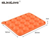 Hot Selling Silicone Lollipop Mold Cake Pop Mould DIY Lollipop Chocolate Bar Tray For Party For Children With Sticks