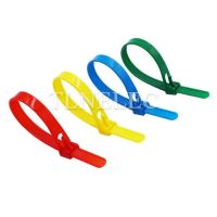 100pcs Reusable Fastening Wire Organize Loop Strap Cable Ties 5mm 8mm Width Magic Tape Nylon Wrap Tie USB Cable Straps Cable Management