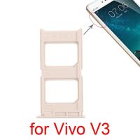 ถาดใส่ซิมการ์ด VIVO V3  ถาดซิม SIM Card Holder Tray VIVO V3 ชมพู ทอง 。