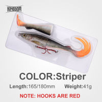 Kingdom Gemini Fishing Lures Sinking Pencil 14 28 41g Flame T-tail Soft Baits Wobblers Hard Artificial Jerkbaits Lure Tackles