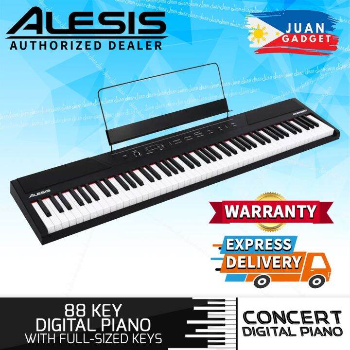 ۩ Alesis Concert 88 Key Digital Piano with FullSized Keys with Sustain