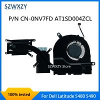 SZWXZY NEW For Dell Latitude 5480 E5480 5490 E5490 Laptop CPU Heatsink With Fan CN-0NV7FD 0NV7FD NV7FD AT1SD004ZCL Fast Ship