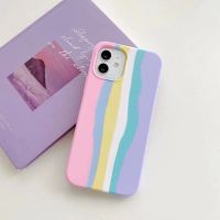 [ สายรุ้งชมพู ] Case Samsung galaxy A71 4G เคสสายรุ้งชมพูไล่โทนสีนิ่ม เคสนิ่มซิลิคอน เคสกันกระแทก Samsung A71