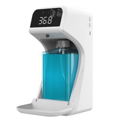 2 in 1 Non-Contact Digital Infrared Hand Washing Soap Dispenser Machine Termometro 1000Ml