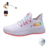 Womens Ladies Trendy Girls Golf Sneakers Sock Mesh Sport Sneakers Women Golf Training Shoes Summer Sneakers Leisure Shoes